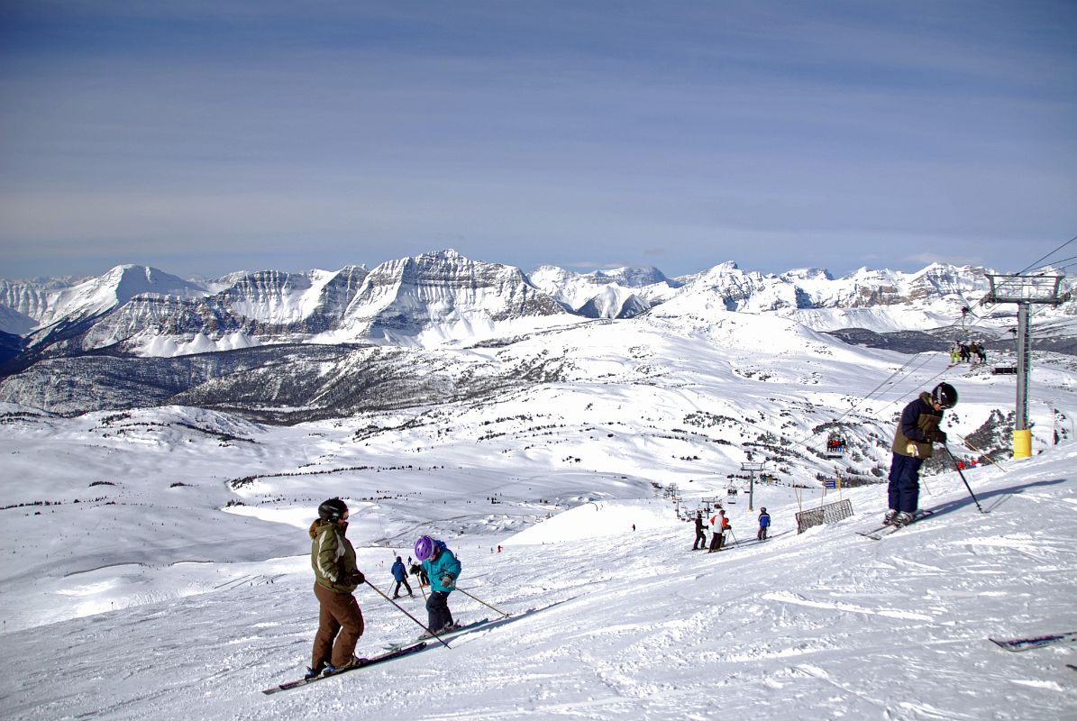 09M Mount Shanks, The Monarch From Lookout Mountain At Banff Ski Sunshine Village Early Morning